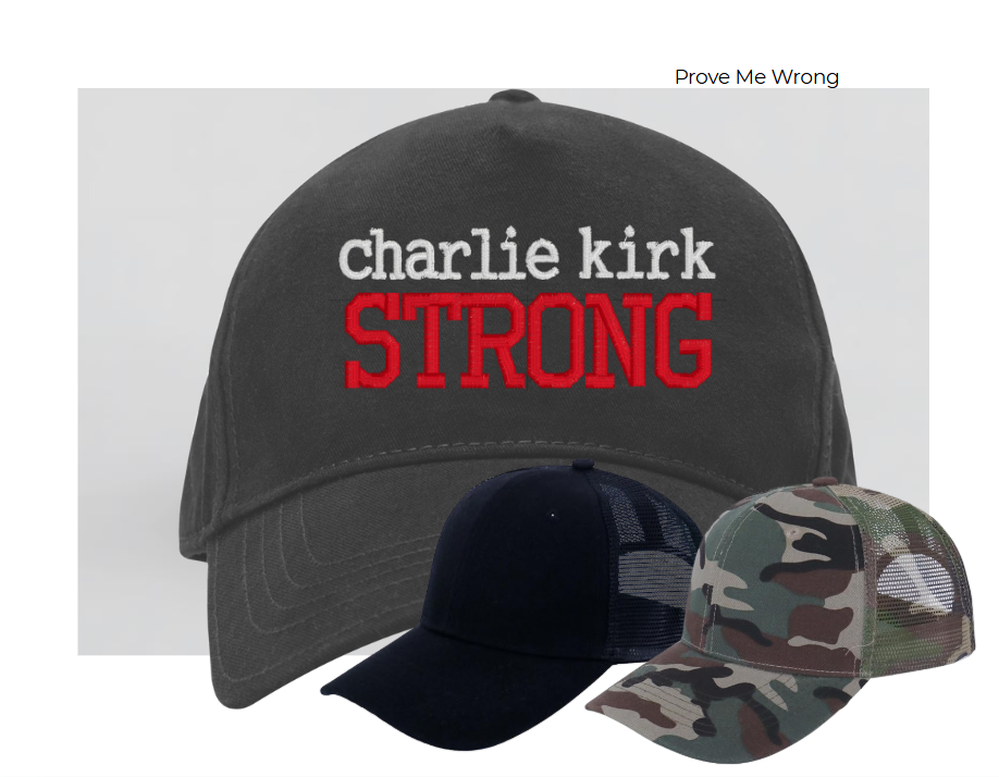Charlie Kirk Memorial Headwear